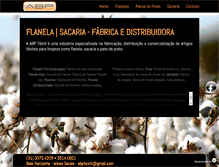 Tablet Screenshot of abptextil.com.br